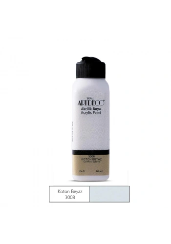 ARTDECO AKRİLİK BOYA 140 ML KOTON BEYAZ 070R-3008