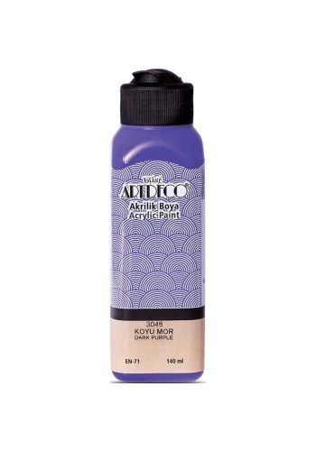 Artdeco Akrilik Boya 140 ML Koyu Mor 070R-3048