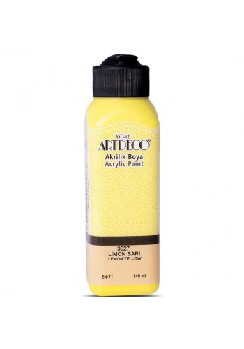 Artdeco Akrilik Boya 140 ML Limon Sarı 070R-3627