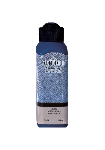 Artdeco Akrilik Boya 140 ML Mavi Siyah 070R-3035