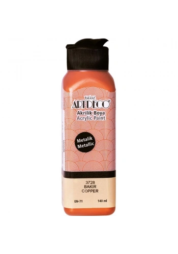Artdeco Akrilik Boya 140 ML Metalik Bakır 071R-3728