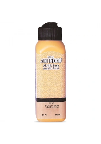 Artdeco Akrilik Boya 140 ML Puslu Sarı 070R-3030
