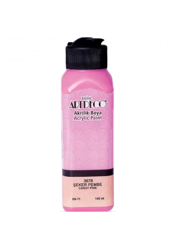 Artdeco Akrilik Boya 140 ML Şeker Pembe 070R-3678
