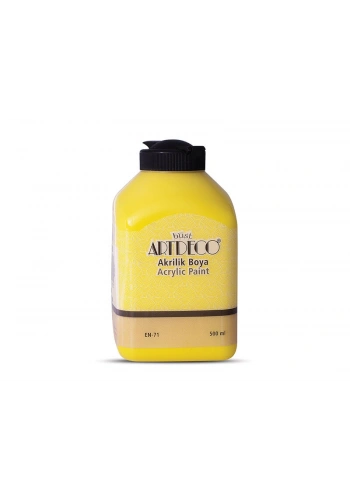 Artdeco Akrilik Boya 500 ml. 3601 SARI
