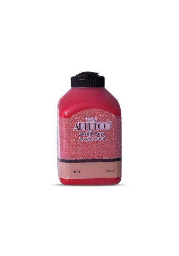 Artdeco Akrilik Boya 500 ml. 3675 ÇİLEK KIRMIZI