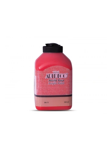 Artdeco Akrilik Boya 500 ml. 3016 KIRMIZI