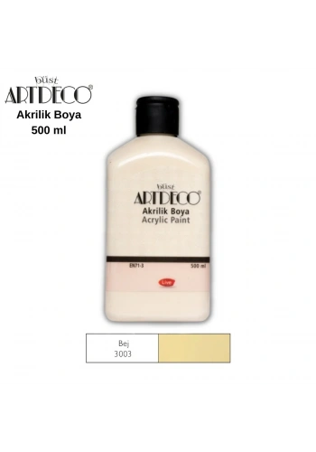 Artdeco Akrilik Boya 500ml 3003 Bej