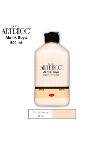 Artdeco Akrilik Boya 500ml 3006 Pastel Pembe