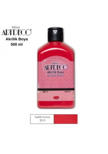 Artdeco Akrilik Boya 500ml 3019 Kadife Kırmızı