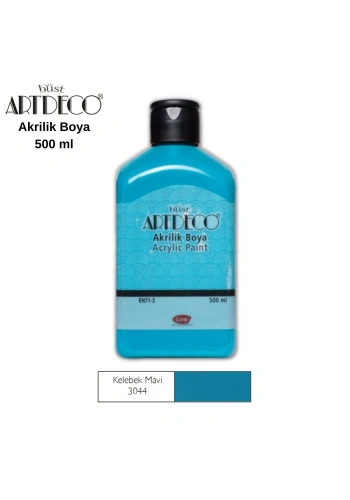 Artdeco Akrilik Boya 500ml 3044 Kelebek Mavi