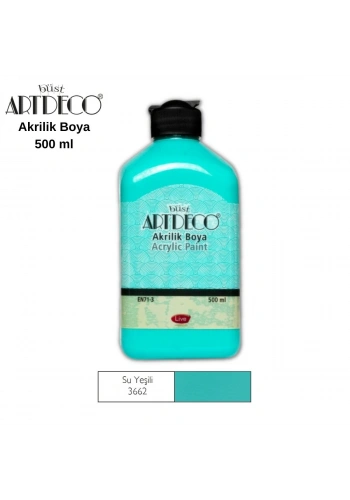 Artdeco Akrilik Boya 500ml 3662 Su Yeşili