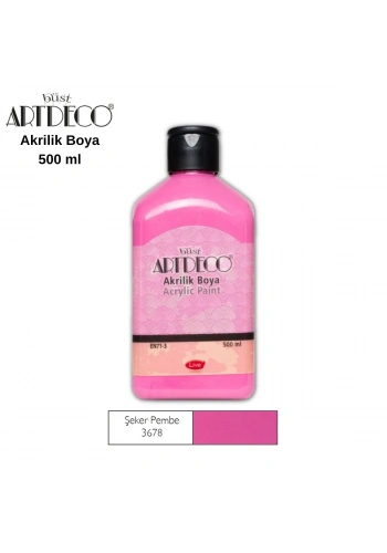 Artdeco Akrilik Boya 500ml 3678 Şeker Pembe