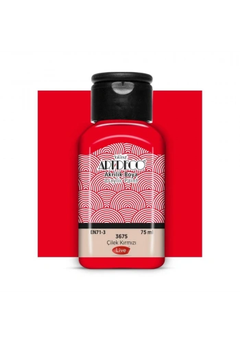 Artdeco Akrilik Boya 75 ML Çilek Kırmızı 3675