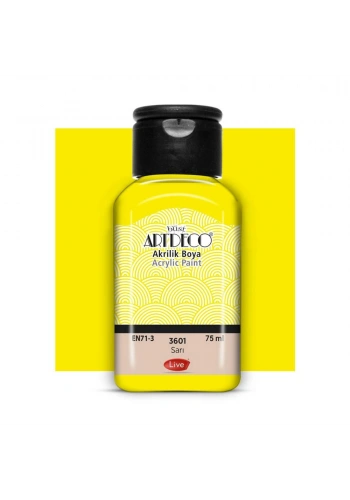 Artdeco Akrilik Boya 75 ML Sarı 3601