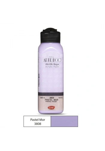 Artdeco Akrilik Boya Pastel 140 ML Pastel Mor 3808
