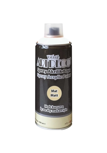 Artdeco Akrilik Sprey Boya 400 ML Mat Beyaz M060