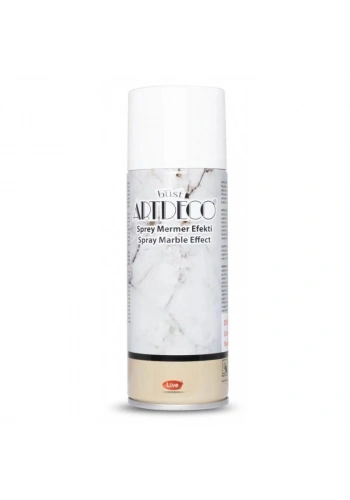 Artdeco Akrilik Sprey Mermer Efekti 200 ml. Beyaz 060