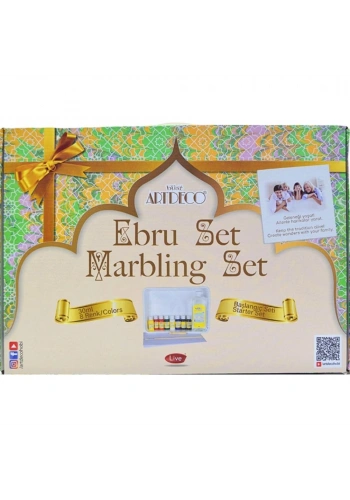 Artdeco Ebru Başlangıç Seti (A4 Tekneli) 8x30 ML