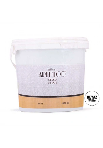 Artdeco Gesso Tuval Astar Boyası Beyaz 1000 ml.