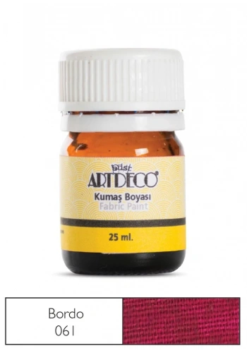 Artdeco Kumaş Boyası 25ml 10 A-061 Bordo Bordoaux