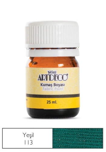 Artdeco Kumaş Boyası 25ml 10 A-113 Yeşil Green