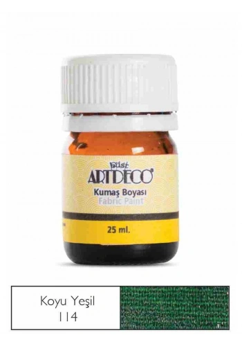 Artdeco Kumaş Boyası 25ml 10 A-114 Koyu Yeşil