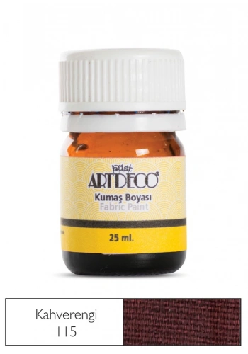 Artdeco Kumaş Boyası 25ml 10 A-115 Kahverengi Brown