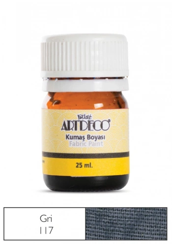 Artdeco Kumaş Boyası 25ml 10 A-117 Gri