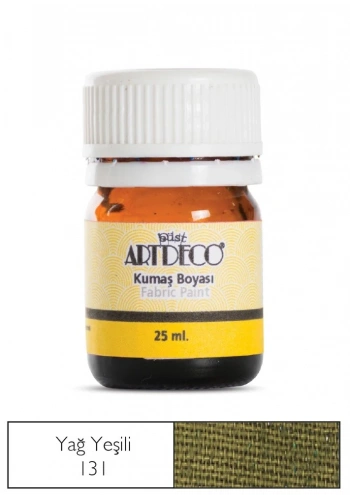 Artdeco Kumaş Boyası 25ml 10 A-131 Yağ Yeşili Oil Green