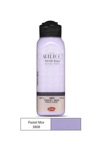 Artdeco Pastel Akrilik Boya 140ml P. Mor 3808