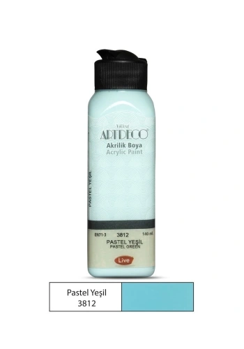 Artdeco Pastel Akrilik Boya 140ml P. Yeşil 3812
