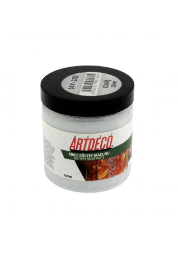 Artdeco Simli Rölyef Macunu 220ml 2322 Gümüş