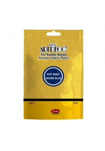 Artdeco Toz Kumaş Boyası 13 GR Kot Mavi 1109