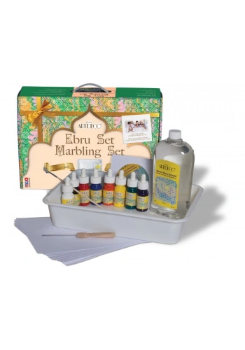 ARTDECO Y-016-ES5 EBRU BAŞLANGIÇ SETİ A4 TEKNELİ 8x30 ML