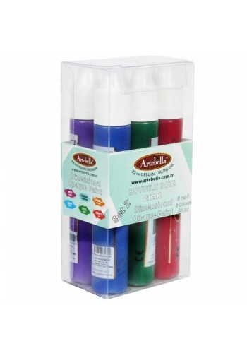 Artebella Boyutlu Boya Opak 30 CC 6 Lı Set 2