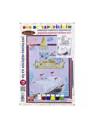 Artebella Minyatür Kompozit Boyama 20x30 CM MBS-02