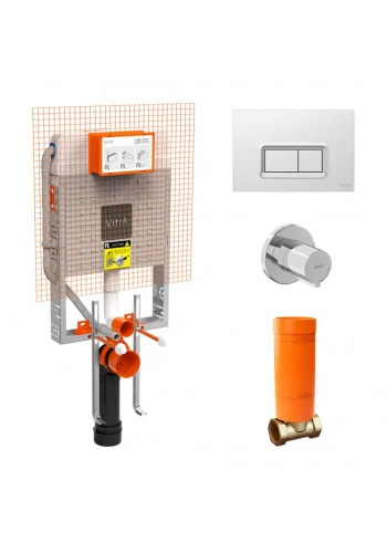 Artema Gömme Rezervuar Parlak Krom Panel Stop Valf