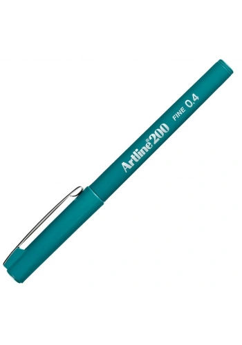 Artline 200 Fineliner 0.4 mm. İnce Uçlu Yazı ve Çizim Kalemi KOYU YEŞİL
