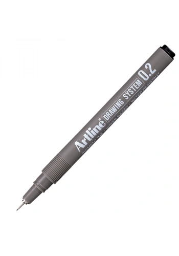 Artline Çizim Kalemi 0.2 MM Siyah EK232