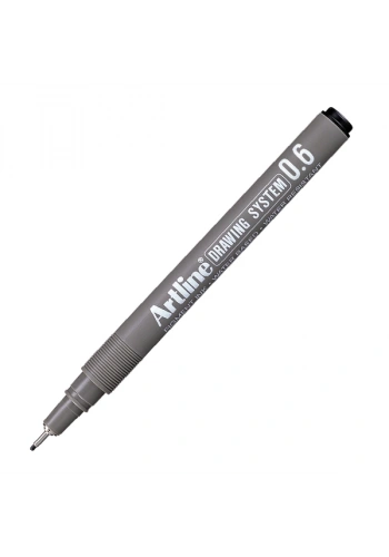 Artline Çizim Kalemi 0.6 MM Siyah EK236