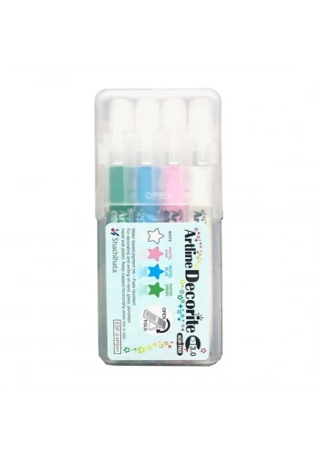 Artline Decorite Marker Kalem Düz Kesik Uç 3.0 4lü Set 4PSH1