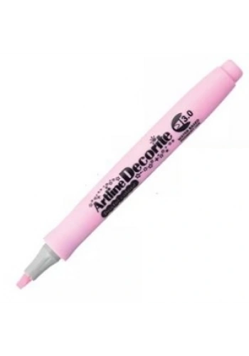 Artline Decorite Marker Kalem Düz Kesik Uç 3.0 Pastel Pink