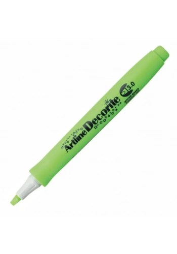 Artline Decorite Marker Kalem Düz Kesik Uç 3.0 Yellow Green
