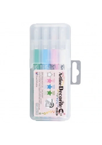 Artline Decorite Marker Kalem Fırça Uçlu 4lü Set 4PSH1