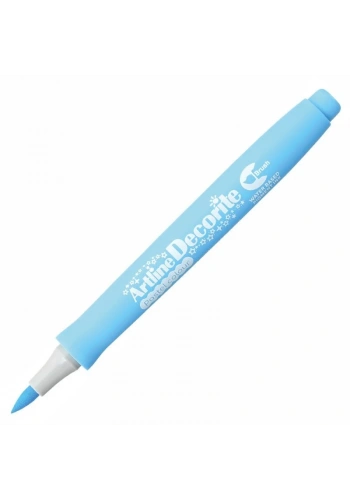 Artline Decorite Marker Kalem Fırça Uçlu Pastel Blue