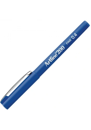 Artline Fineliner 0.4 MM Mavi EK-200N