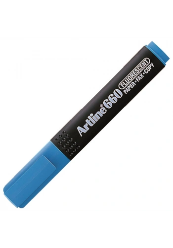 Artline Fosforlu Kalem Kesik Uç:1,0-4,0 MM Açık Mavi 660