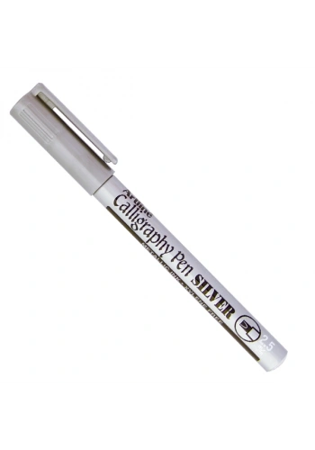 Artline Kaligrafi Kalemi Kesik Uçlu 2.5 MM Gümüş EK993XF
