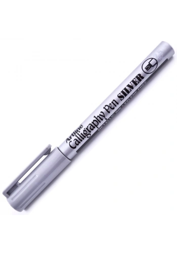 Artline Metalik Kaligrafi Kalemi 2.5mm Gümüş