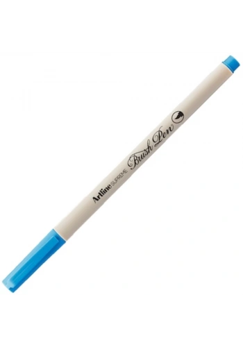 Artline Supreme Brush Uçlu Kalem Fosforlu Mavi EPFS-F